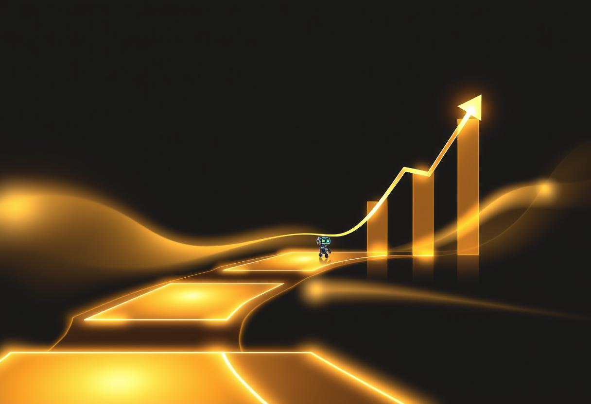 AI-Powered Business Journey background